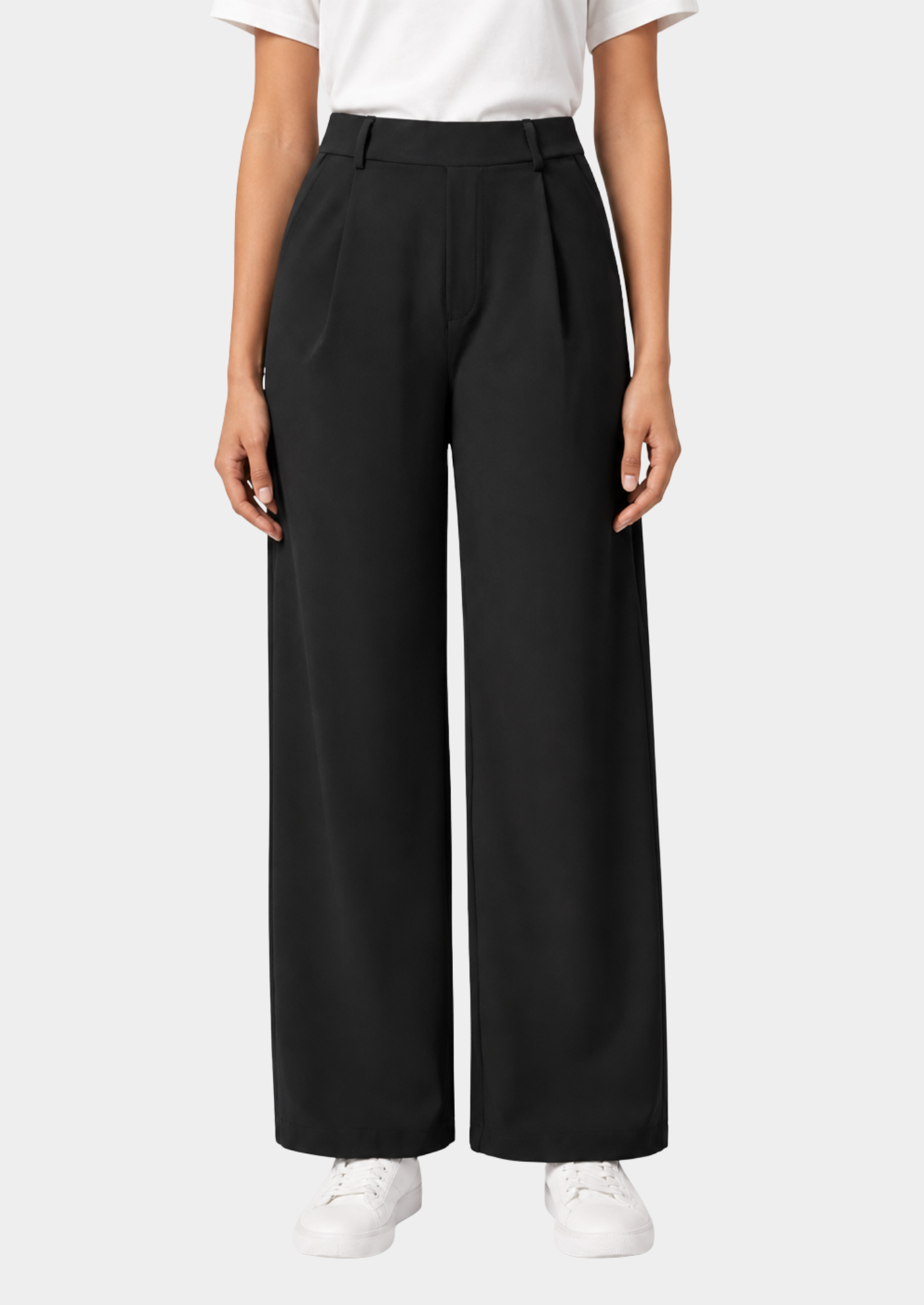 Women’s High Waist Straight Leg Trousers