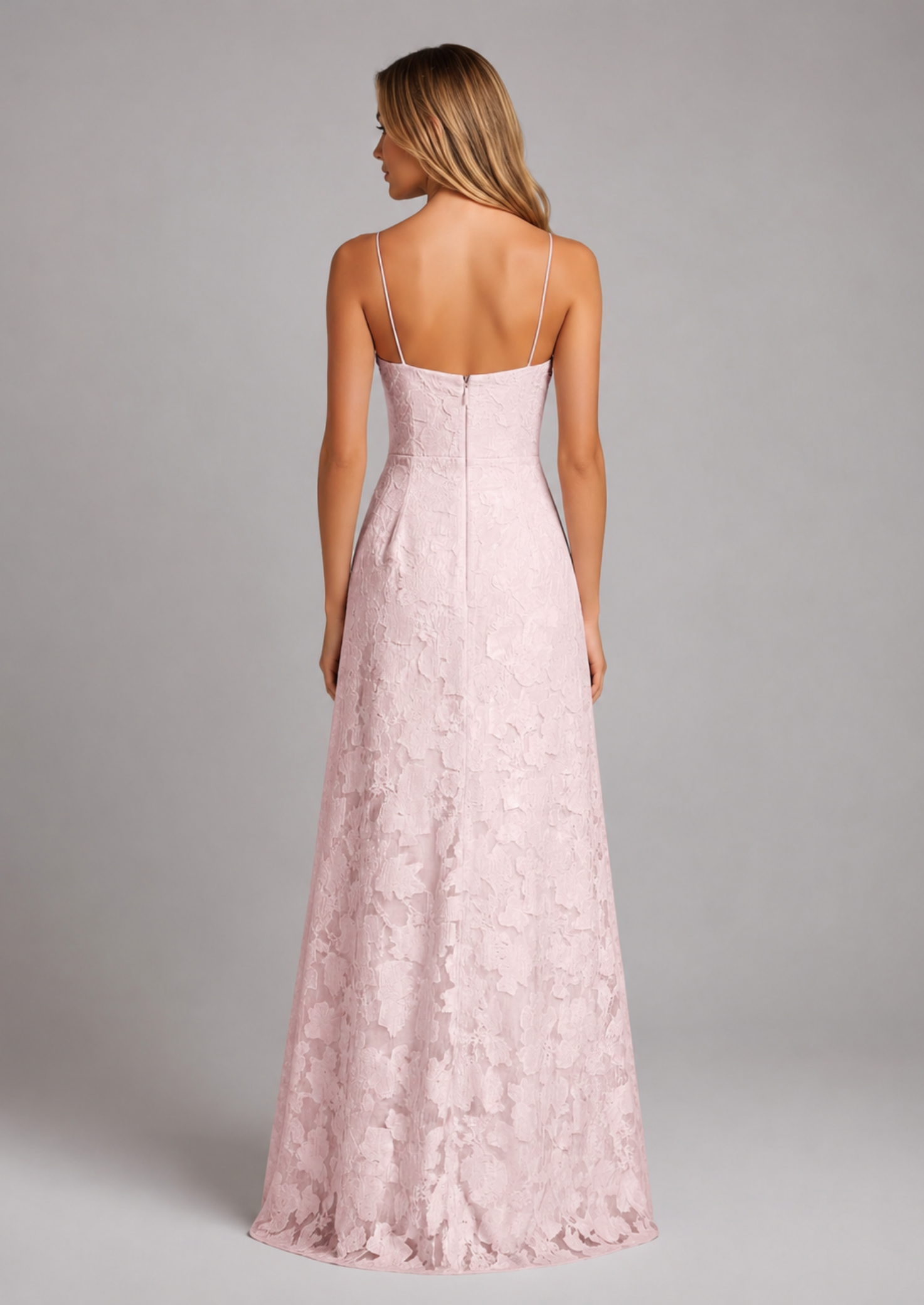 Women’s Lace Maxi Dress with Sweetheart Neckline