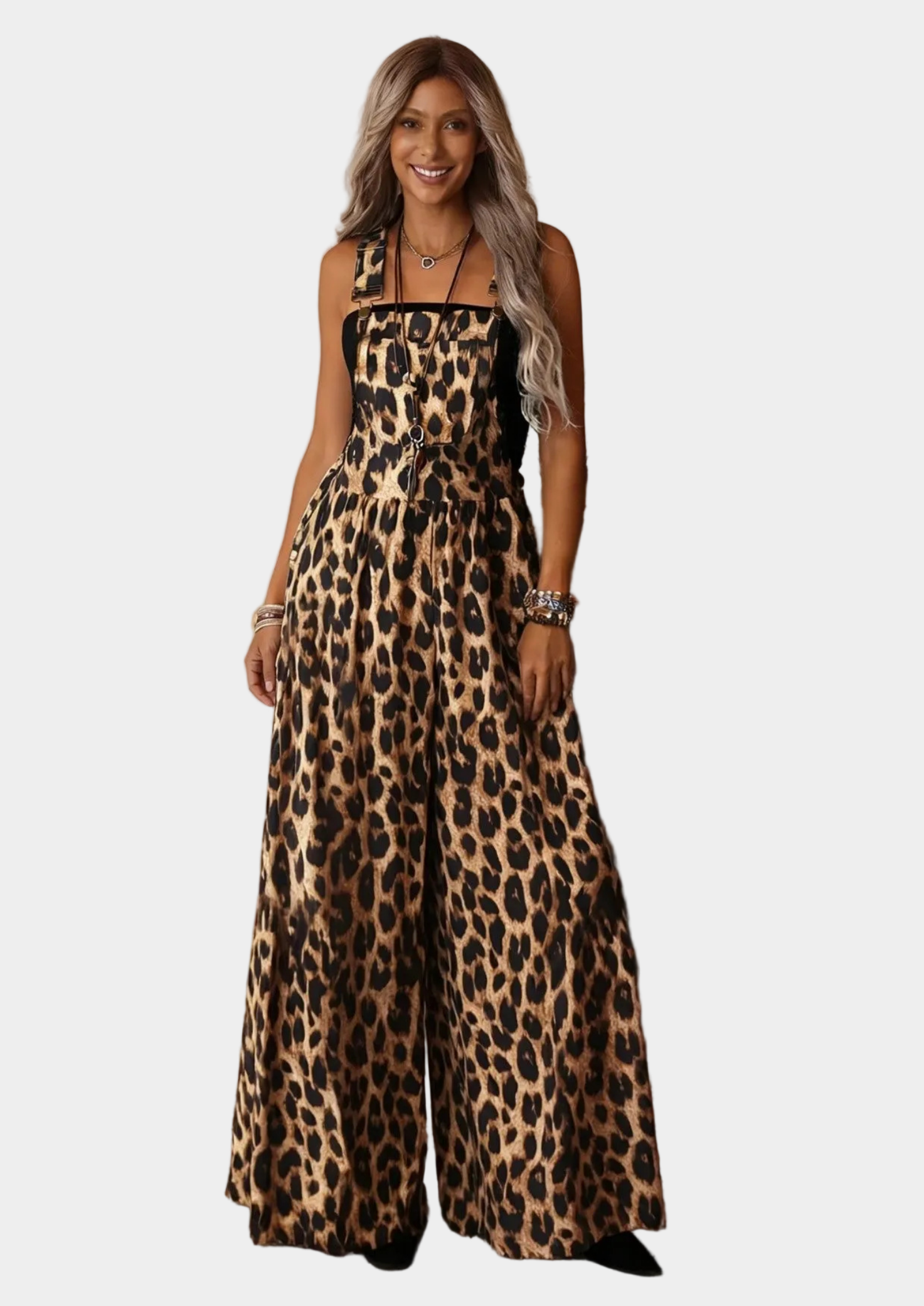 Women’s Leopard Print Jumpsuit
