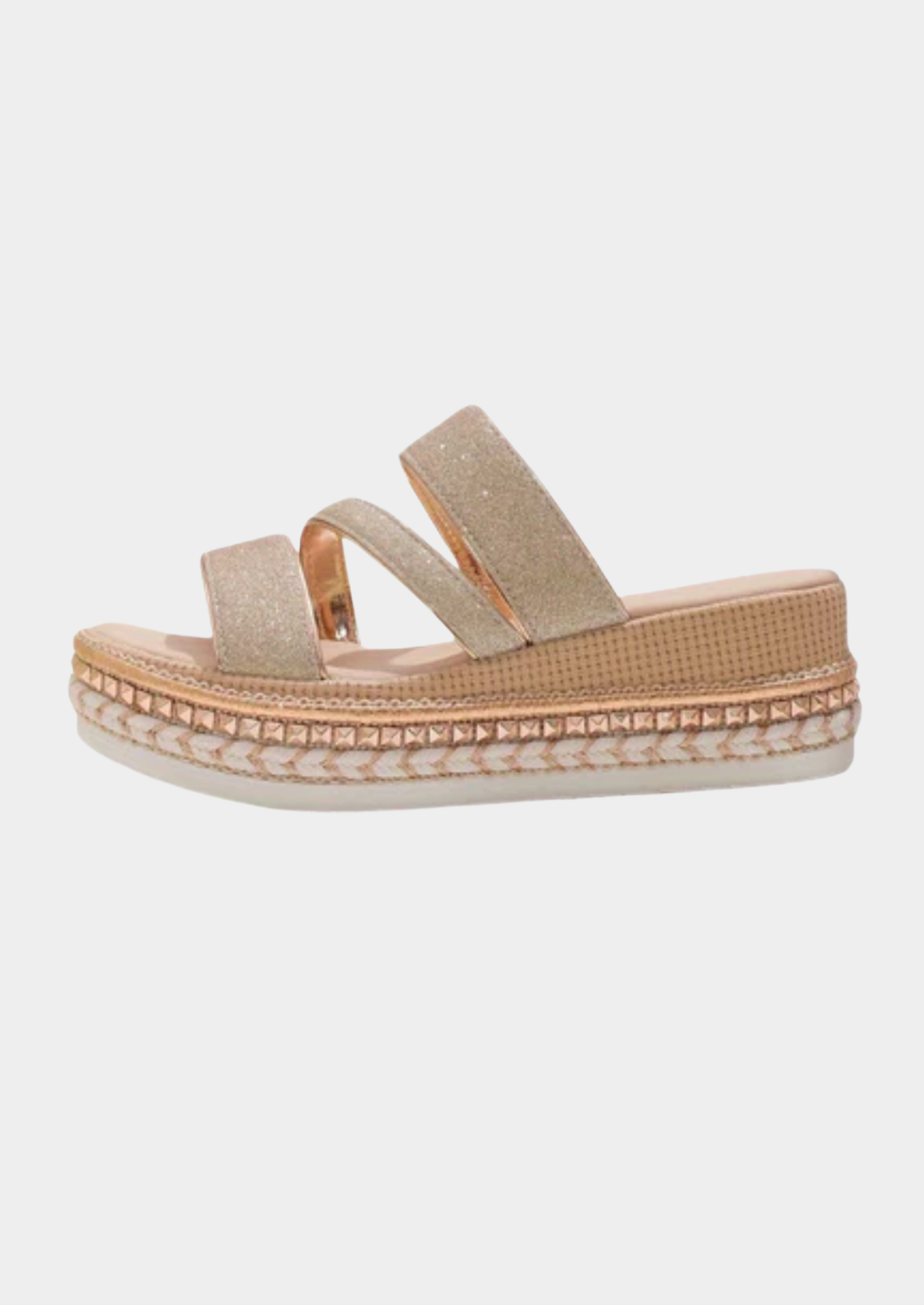 Women’s Platform Sandals with Straps and Ankle Strap
