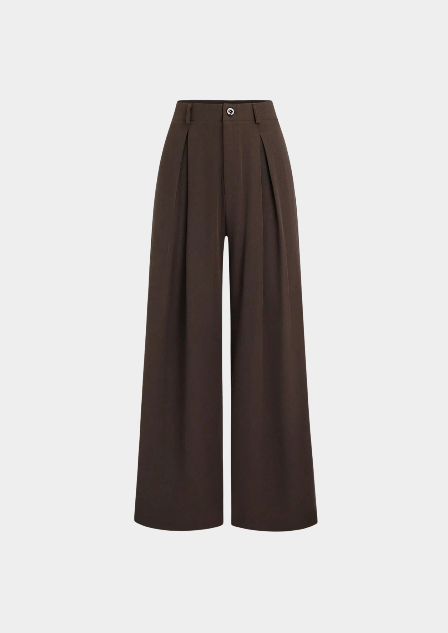 Women’s Pleated Wide-Leg Trousers with High Waist