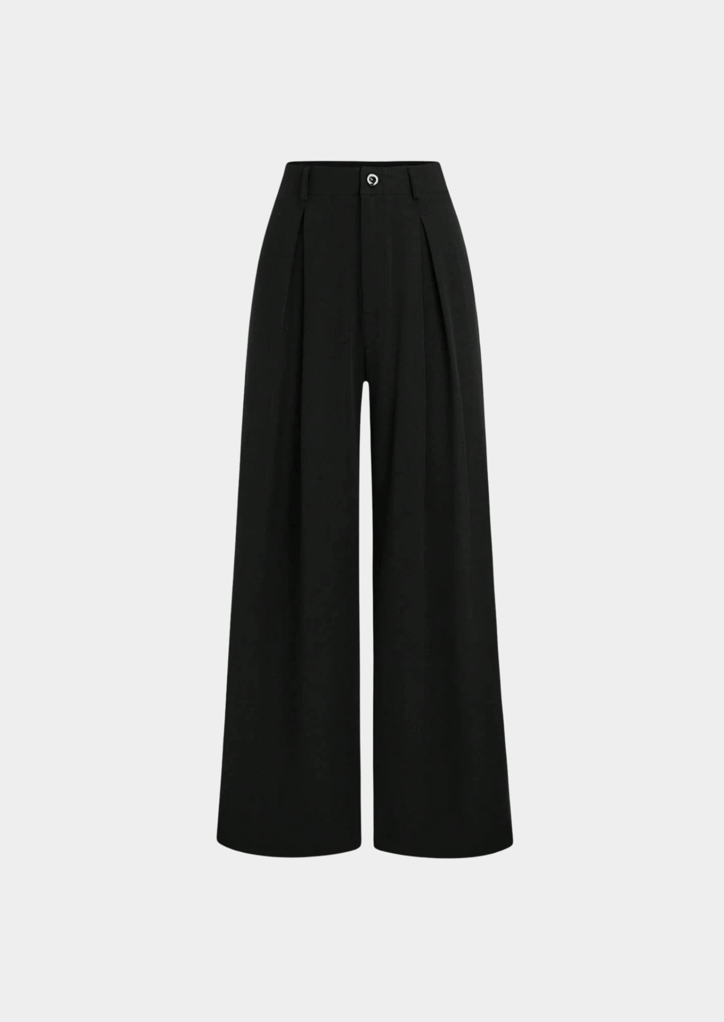 Women’s Pleated Wide-Leg Trousers with High Waist