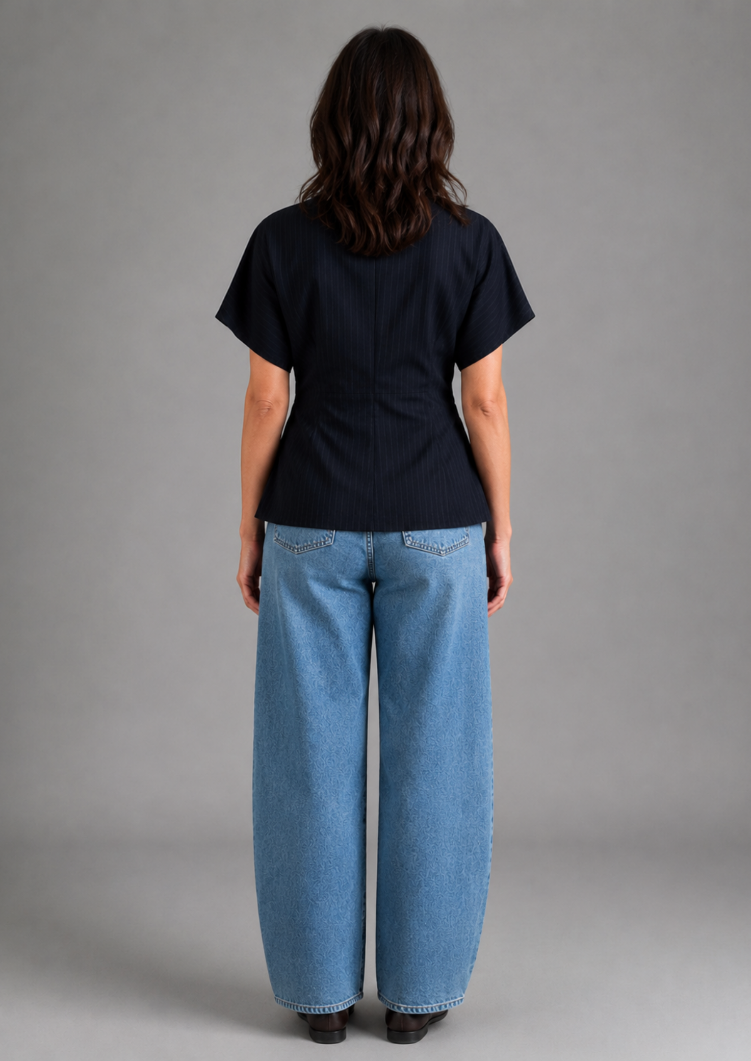 Women’s Short Sleeve Blazer with V-Neck