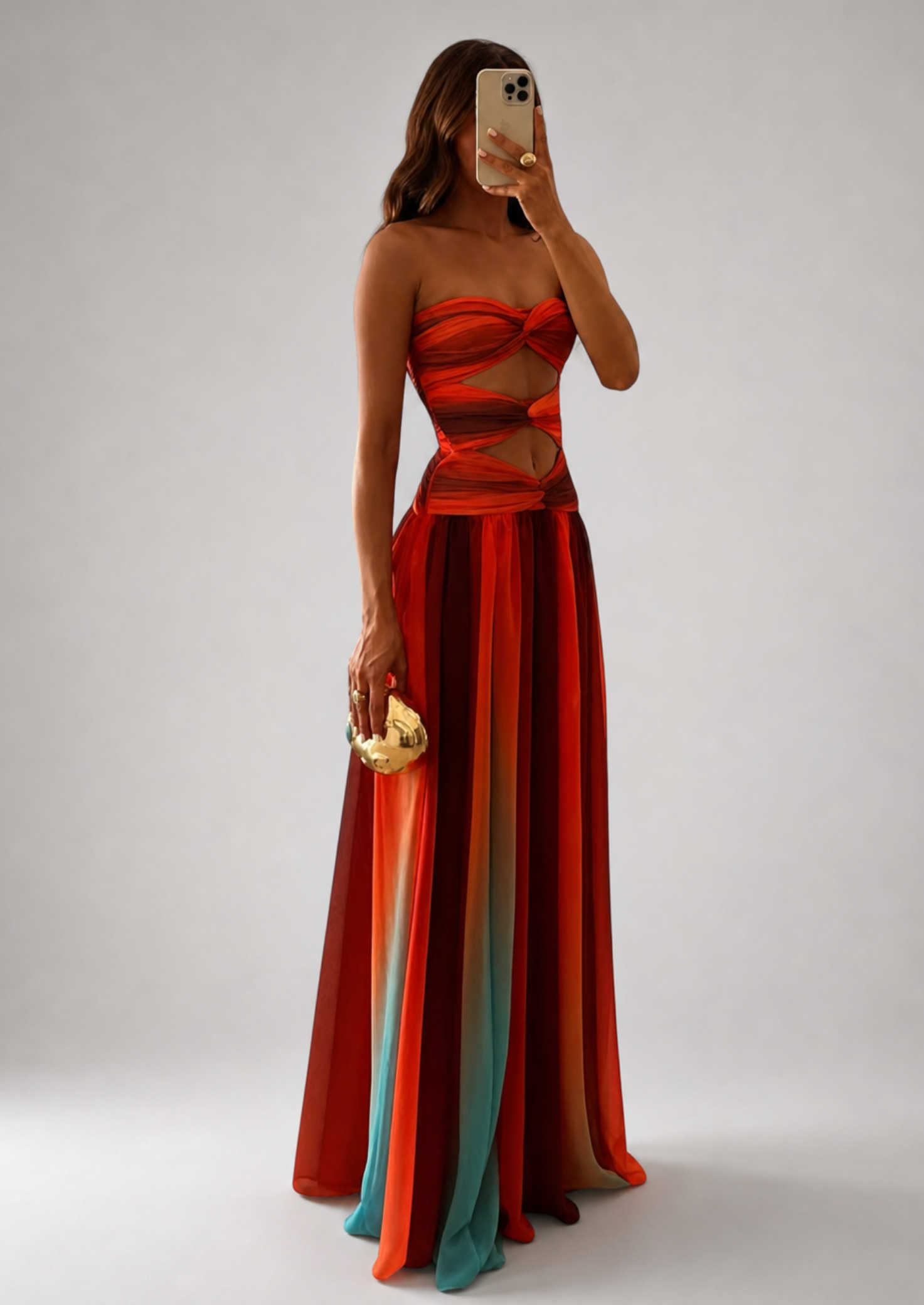 Women’s Strapless Maxi Dress