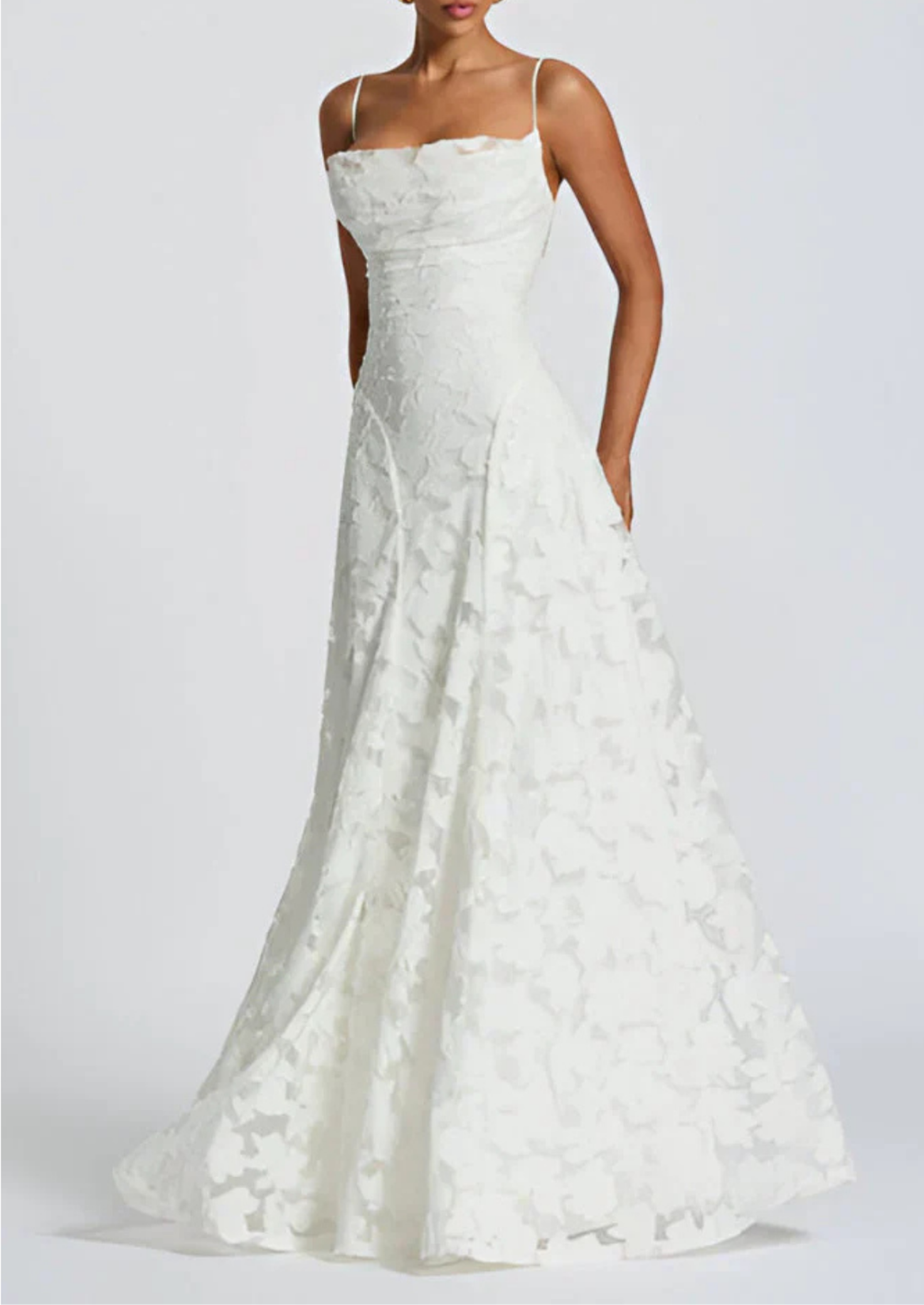 Women’s Strapless Maxi Dress with Fitted Bodice and Flared Skirt
