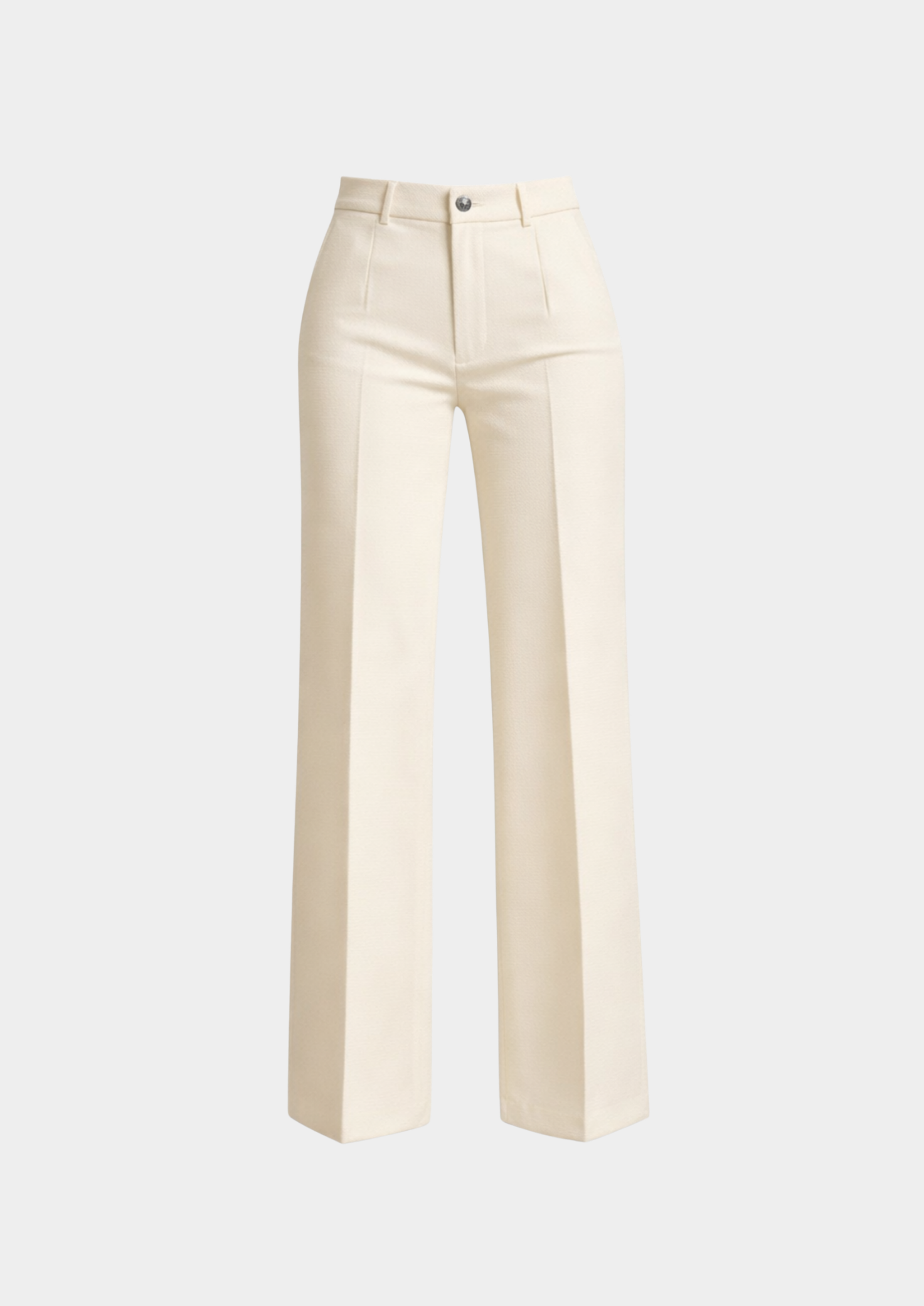 Women’s Tailored Straight Leg Trousers with High Waist