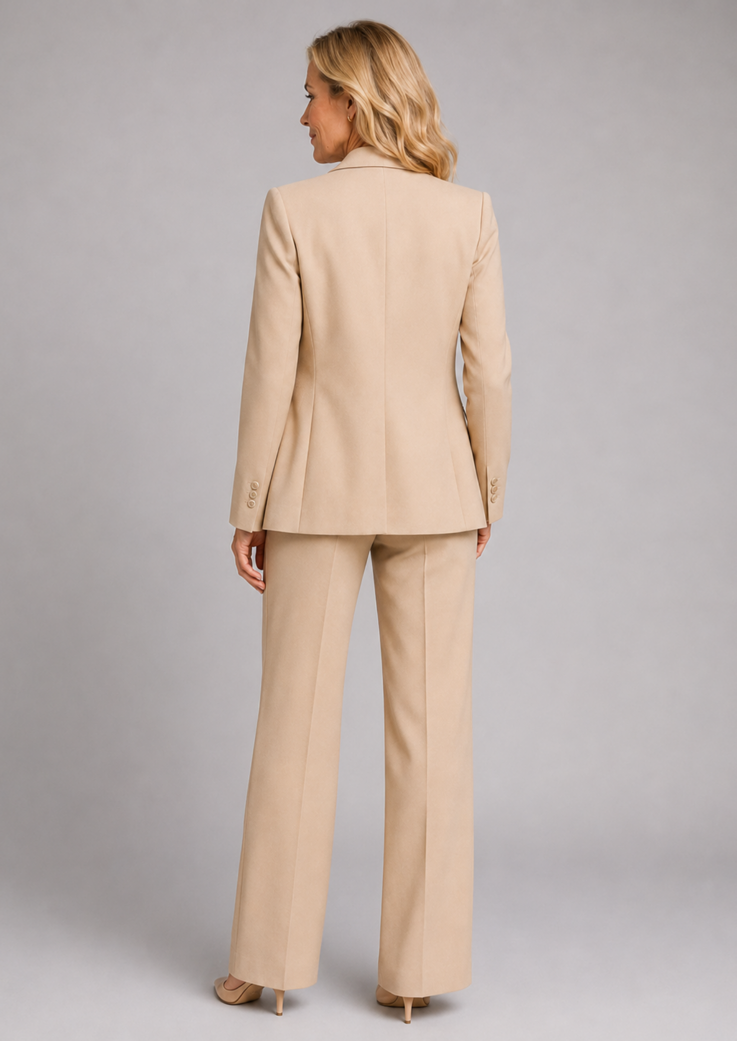 Women’s Two-Piece Suit with Blazer and Trousers